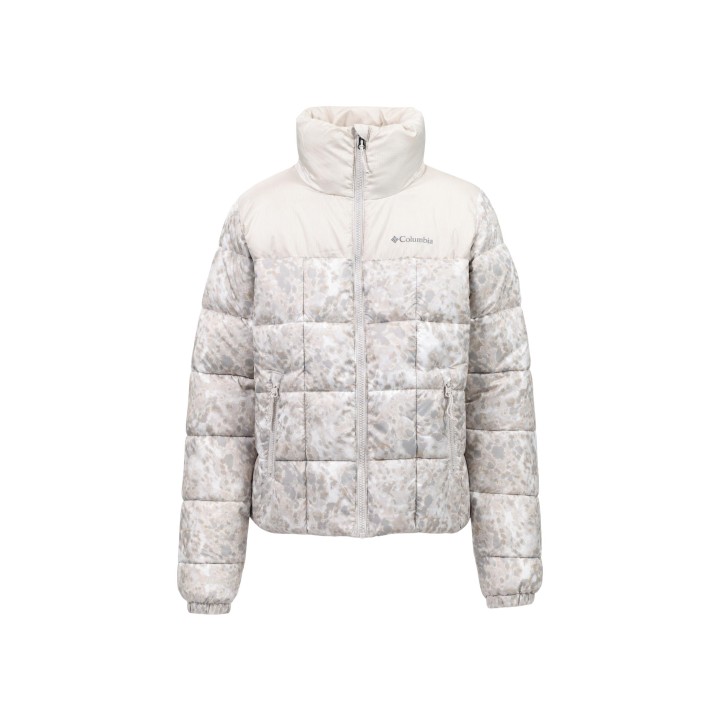 Chaqueta Columbia Puffect III Printed Jacket 2171281 de mujer en marfil vista frontal