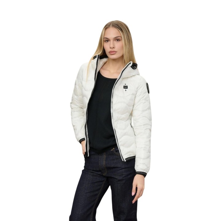 Blauer. Camelia chaqueta de mujer blanca vista frontal