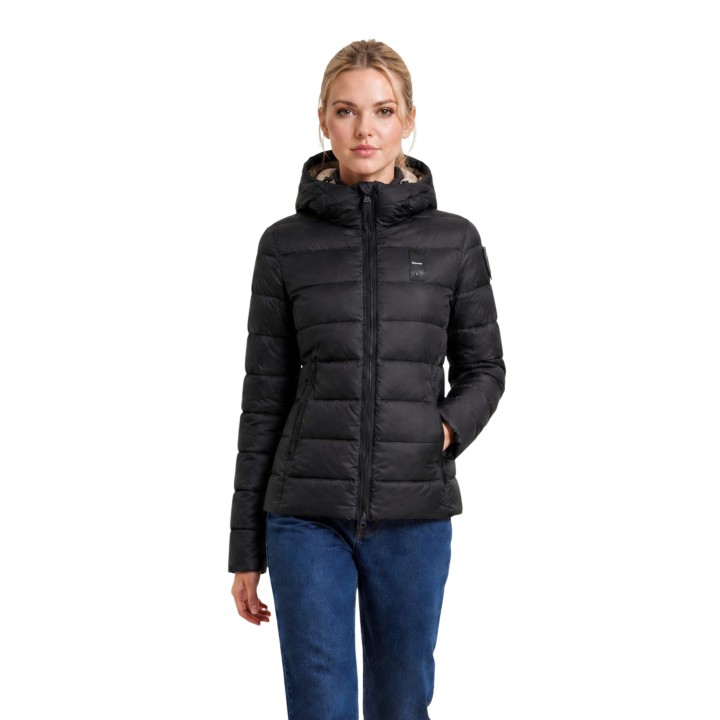 Chaqueta acolchada Blauer. para mujer marrón vista frontal