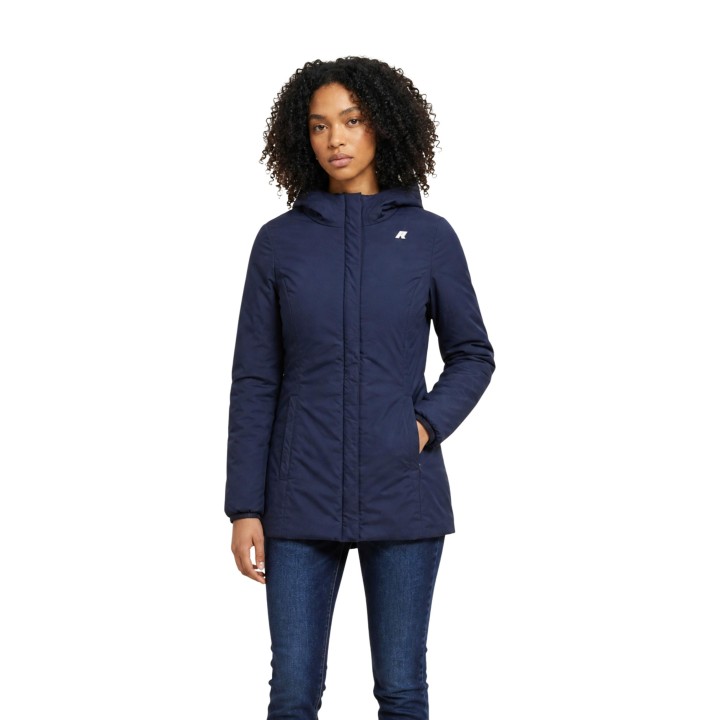 Kway chaqueta de mujer Denise ST Warm Double azul marino vista frontal