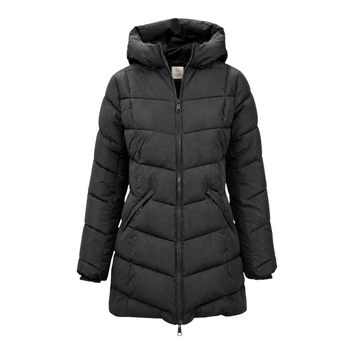 Choral chaqueta acolchada negra de mujer SLI6GC026271D vista frontal