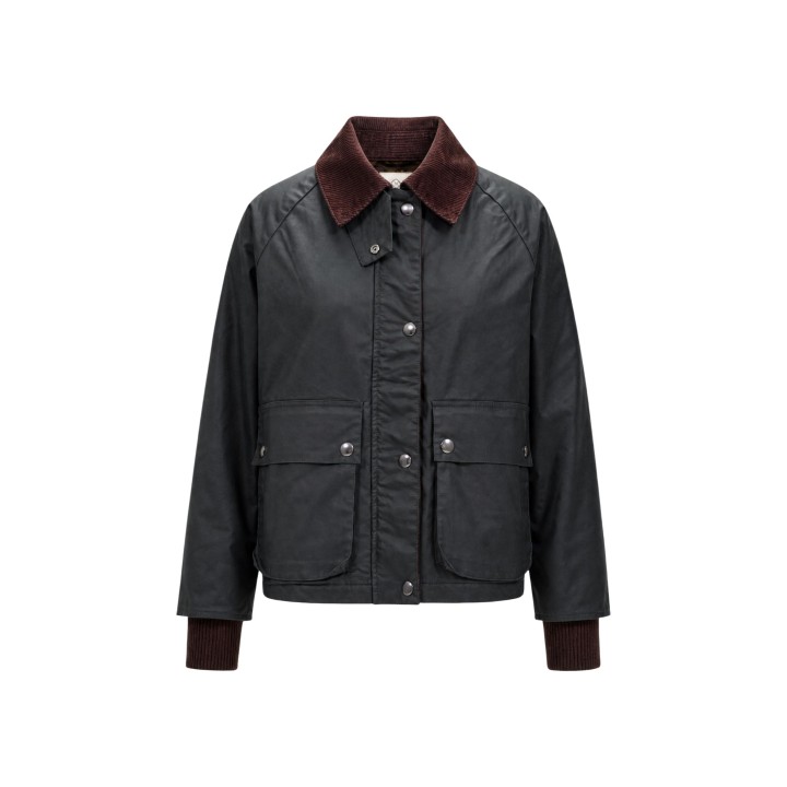 Choral chaqueta de mujer verde oscuro AFI6GB026206D vista frontal
