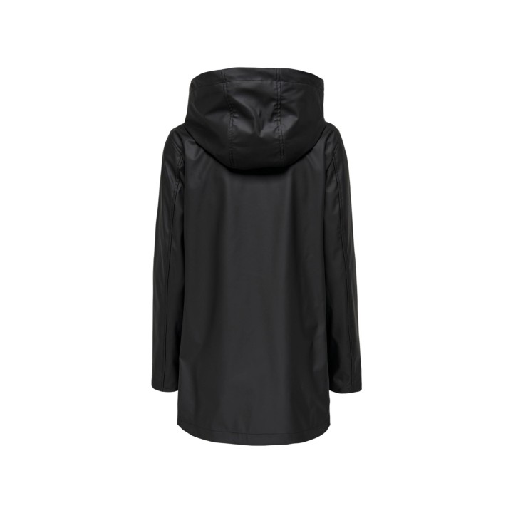 Only gabardina negra de mujer 15261734 vista posterior
