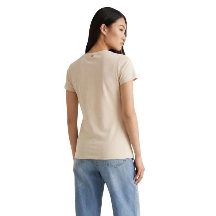 Liu-Jo camiseta de mujer color latte TA6155 JS923 vista posterior