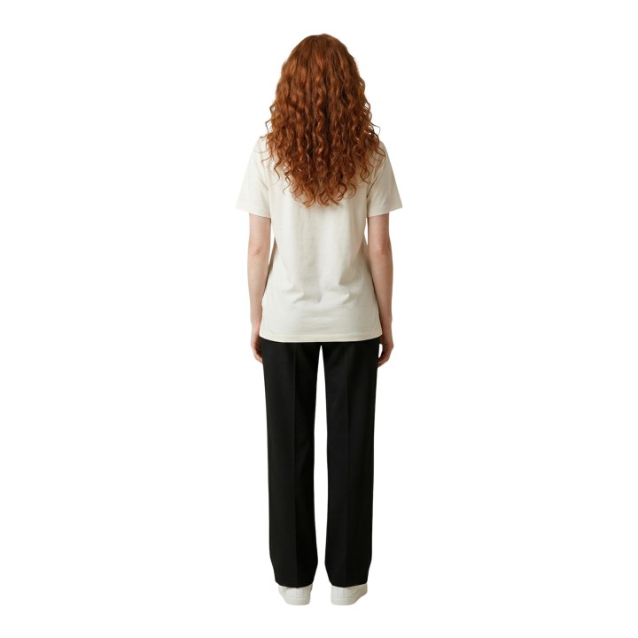 Camiseta Liu-Jo de mujer color latte modelo TA6163 JS003 vista posterior