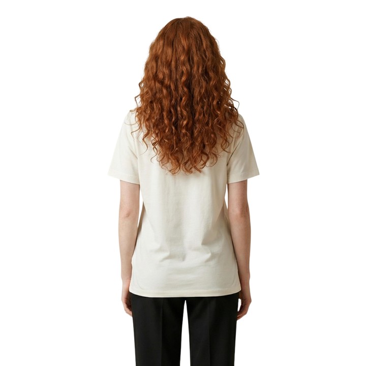 Camiseta Liu-Jo de mujer color latte modelo TA6163 JS003 detalle posterior