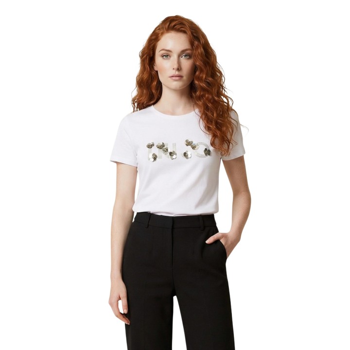 Liu-Jo camiseta de mujer Sour Cream WA6238 JS923 vista frontal