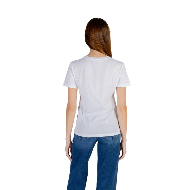 Liu-Jo camiseta de mujer blanca WA6491 JS923 en vista posterior