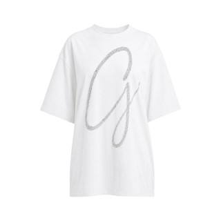 Guess camiseta blanca de mujer W6GI39 K3478 vista frontal