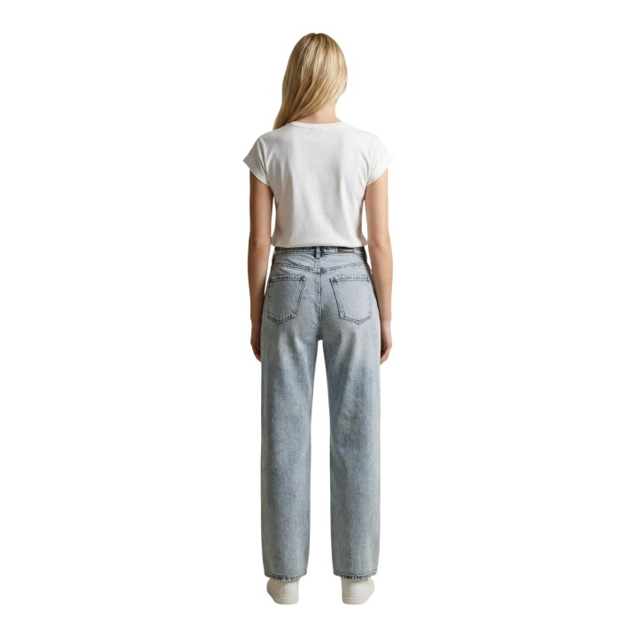 Replay camiseta de mujer blanca de algodón referencia W3473B.000.2660 vista posterior