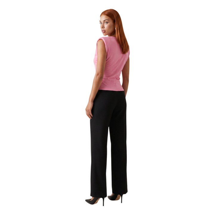 I am camiseta de mujer rosa modelo 17198 vista posterior