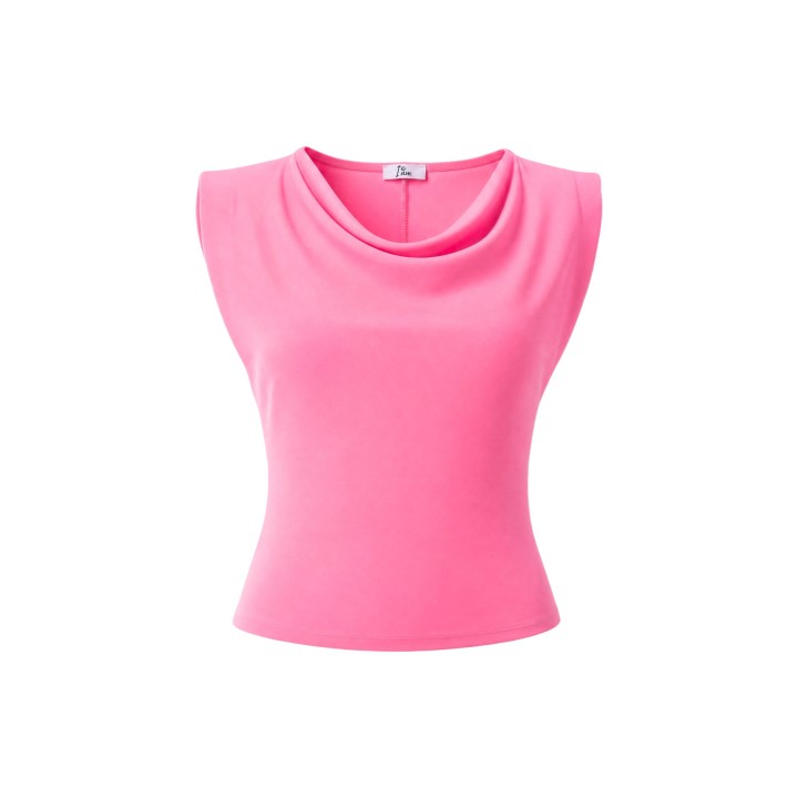 I am camiseta de mujer rosa modelo 17198 detalle de la prenda