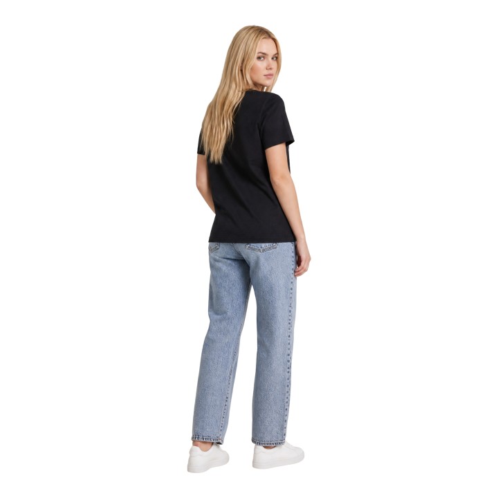 Camiseta negra de mujer Calvin Klein Jeans LV047G814G vista posterior