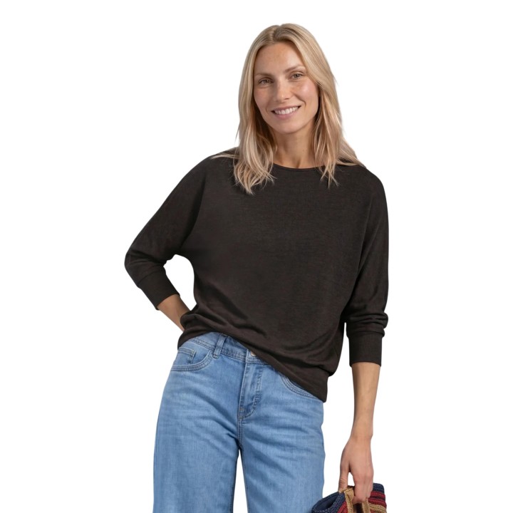 Street One camiseta de mujer marrón modelo 325706 vista frontal