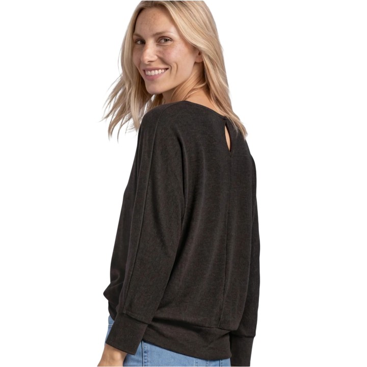 Street One camiseta de mujer marrón modelo 325706 vista posterior