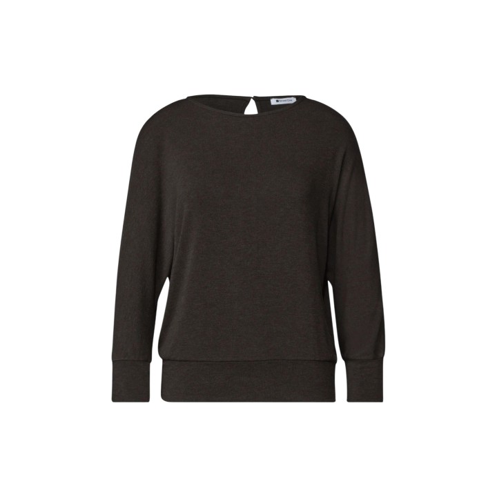 Street One camiseta de mujer marrón modelo 325706 vista frontal de la prenda
