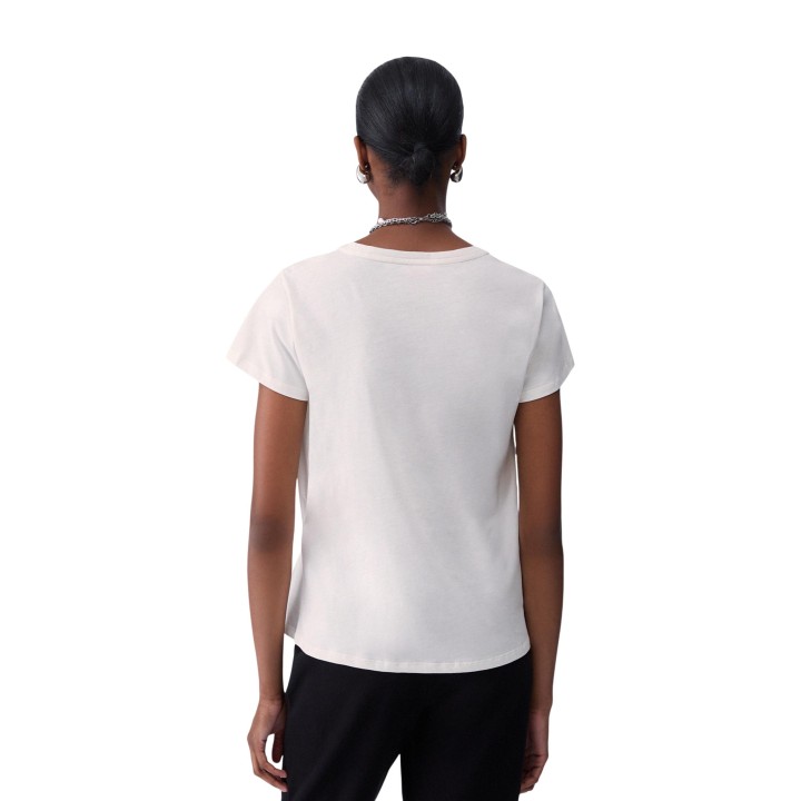 Liu-Jo camiseta de mujer blanca TF6283 JS923 vista posterior