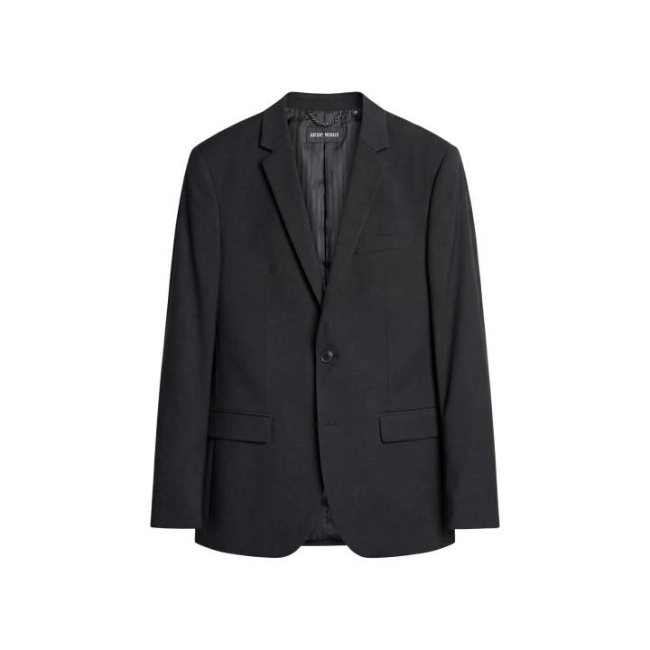 Antony Morato blazer de hombre negro vista frontal