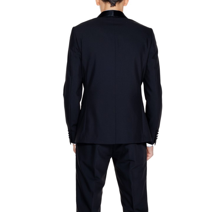 Antony Morato blazer negro de hombre vista posterior