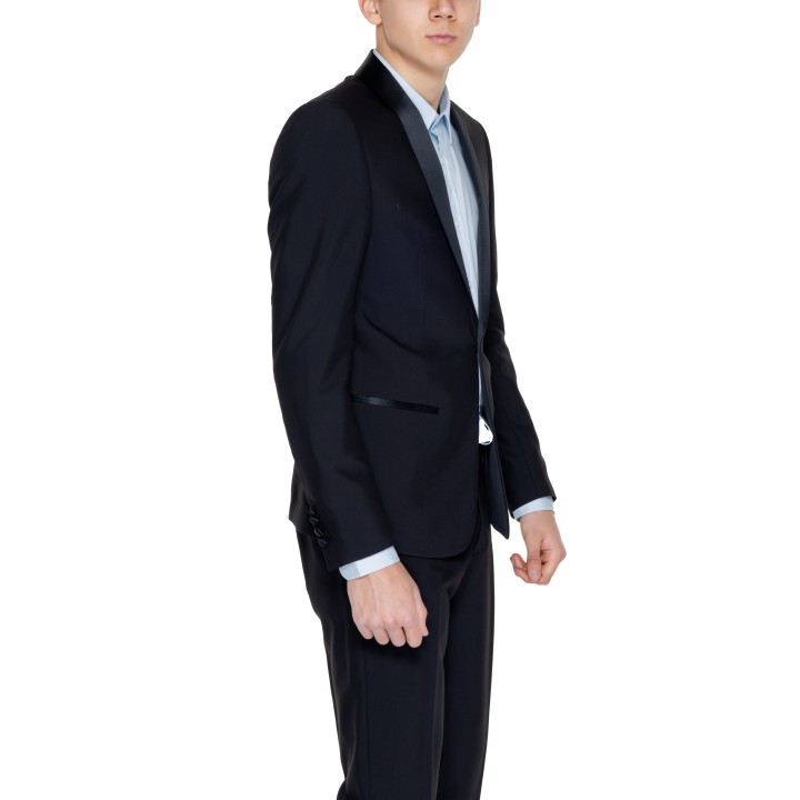 Antony Morato blazer negro de hombre vista lateral