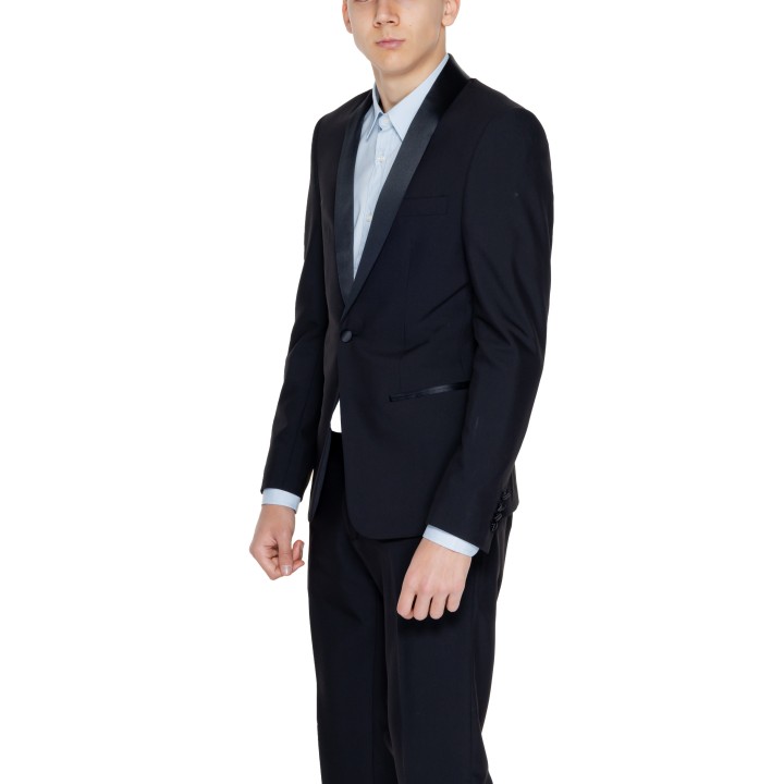 Antony Morato blazer negro de hombre vista tres cuartos