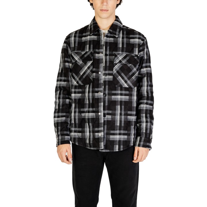 Chaqueta de hombre Gianni Lupo GL9797 negra vista frontal