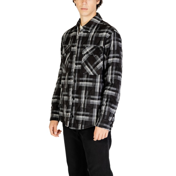 Chaqueta de hombre Gianni Lupo GL9797 negra vista tres cuartos