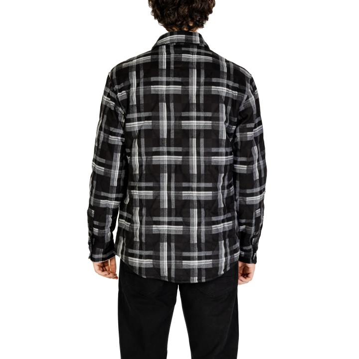 Chaqueta de hombre Gianni Lupo GL9797 negra vista posterior