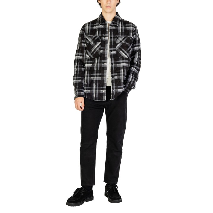 Chaqueta de hombre Gianni Lupo GL9797 negra vista frontal