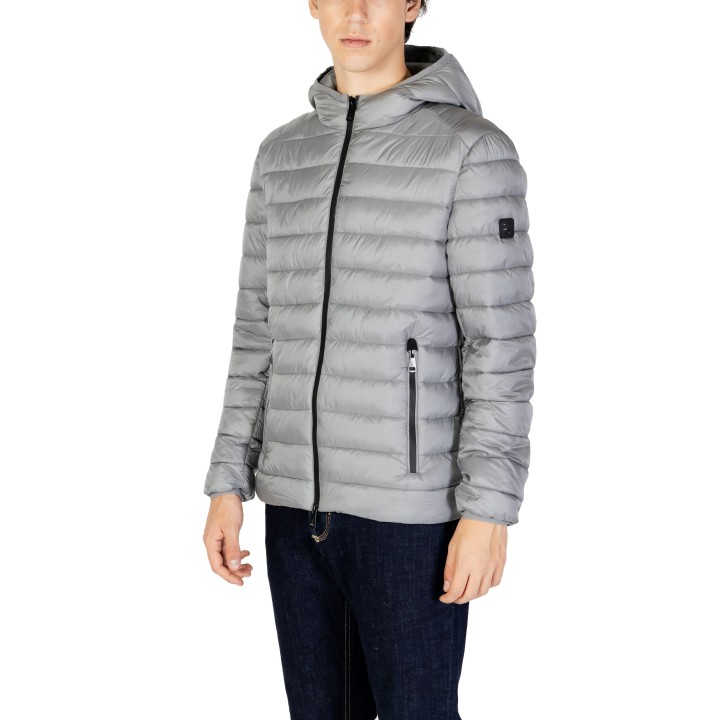 Gianni Lupo chaqueta acolchada de hombre gris GL8202H-F24 vista tres cuartos