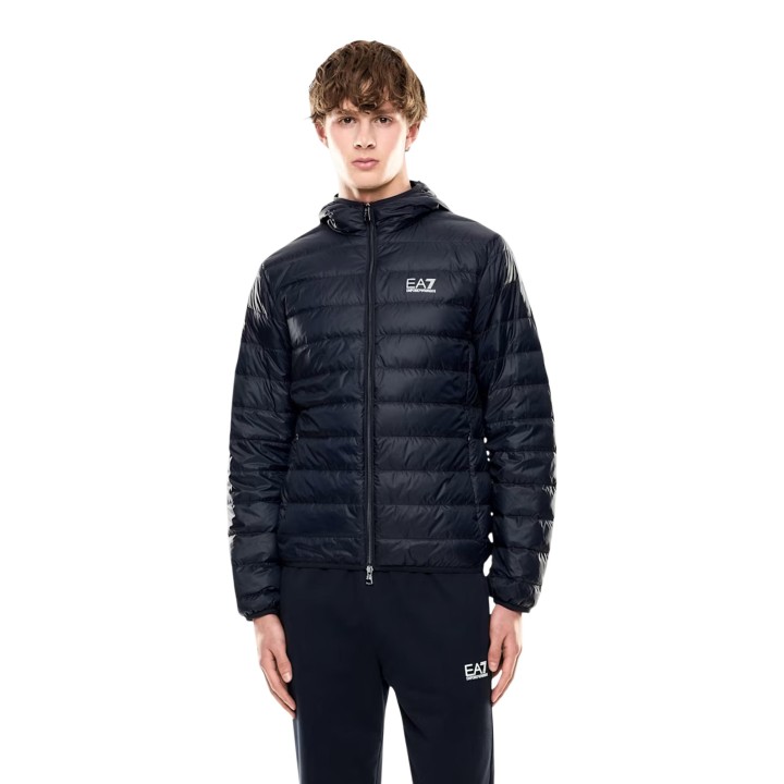 EA7 chaqueta de hombre azul 8NPB24 PNGPZ detalle frontal