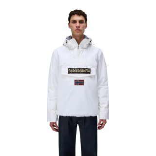 Napapijri Rainforest Winter 3 chaqueta blanca de hombre vista frontal