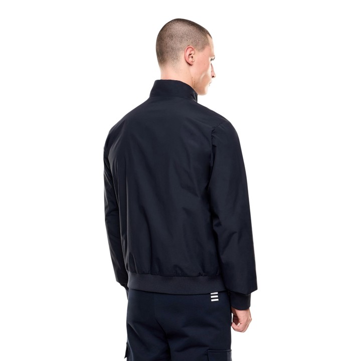 Chaqueta EA7 para hombre negra vista posterior
