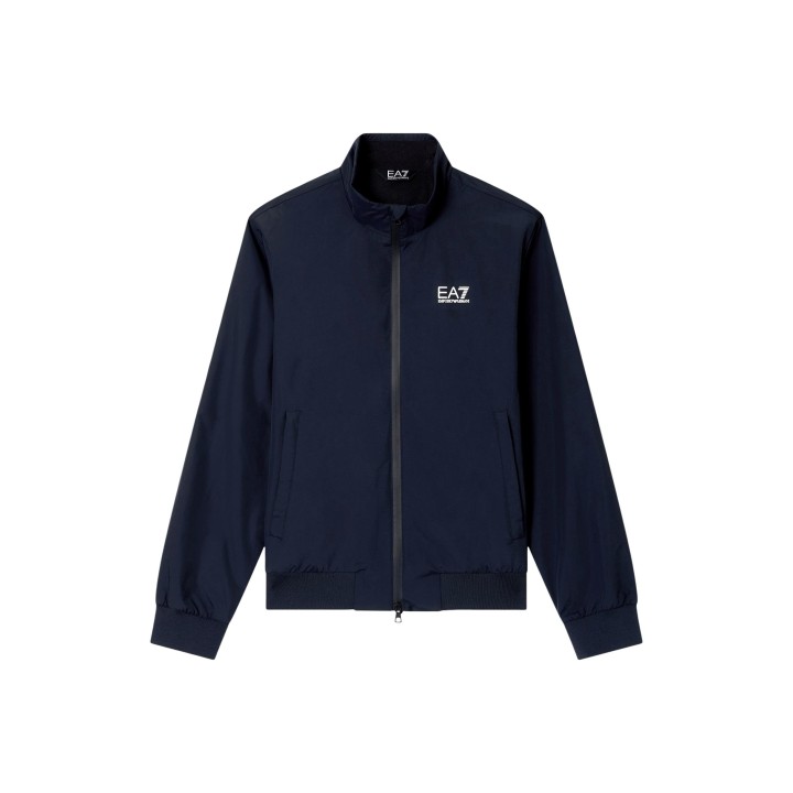 Chaqueta EA7 para hombre negra vista frontal completa
