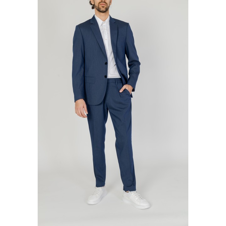 Antony Morato blazer azul de hombre CORA MMJA00465-FA650335 vista tres cuartos
