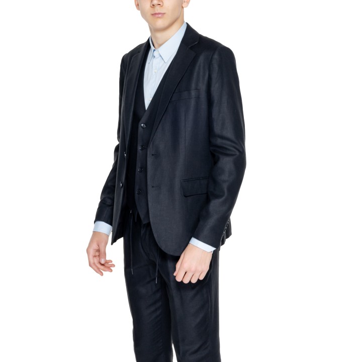 Antony Morato blazer negro para hombre vista de tres cuartos