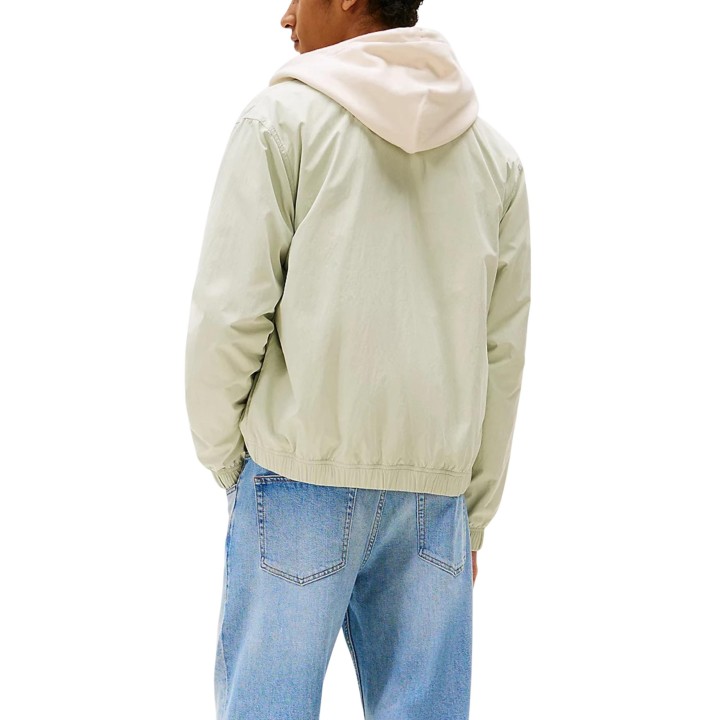 Chaqueta verde de hombre Tommy Hilfiger Jeans TJM Essential Jacket vista posterior