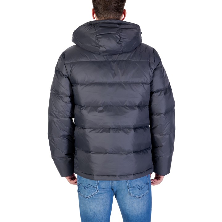 Chaqueta acolchada de nylon Calvin Klein Jeans para hombre en color antracita vista posterior