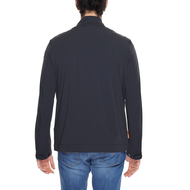 Chaqueta Suns de hombre negra Barra Strech GBS41011U vista posterior