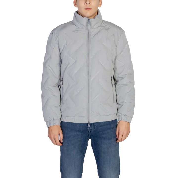 Antony Morato chaqueta acolchada de hombre gris claro vista frontal