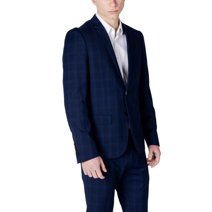 Antony Morato blazer de hombre azul marino vista de tres cuartos