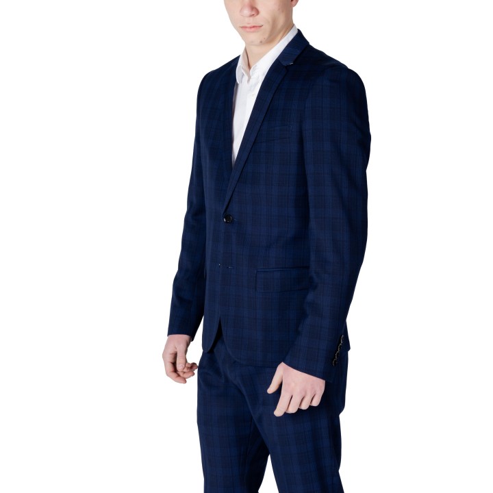 Antony Morato blazer de hombre azul marino vista de tres cuartos