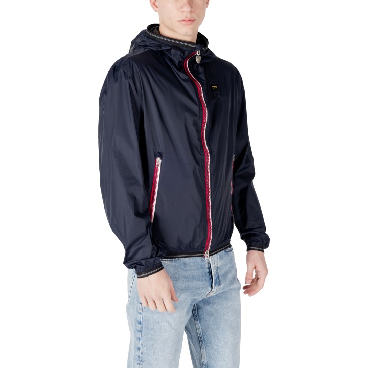 Chaqueta Blauer. Dodge azul para hombre vista de tres cuartos