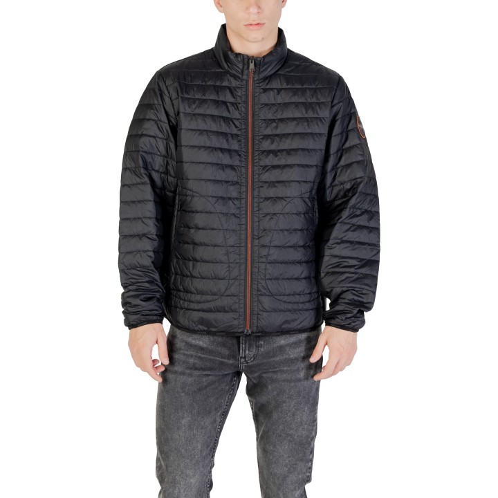 Chaqueta Napapijri A-AMIATA NP0A4ICT para hombre negra vista frontal