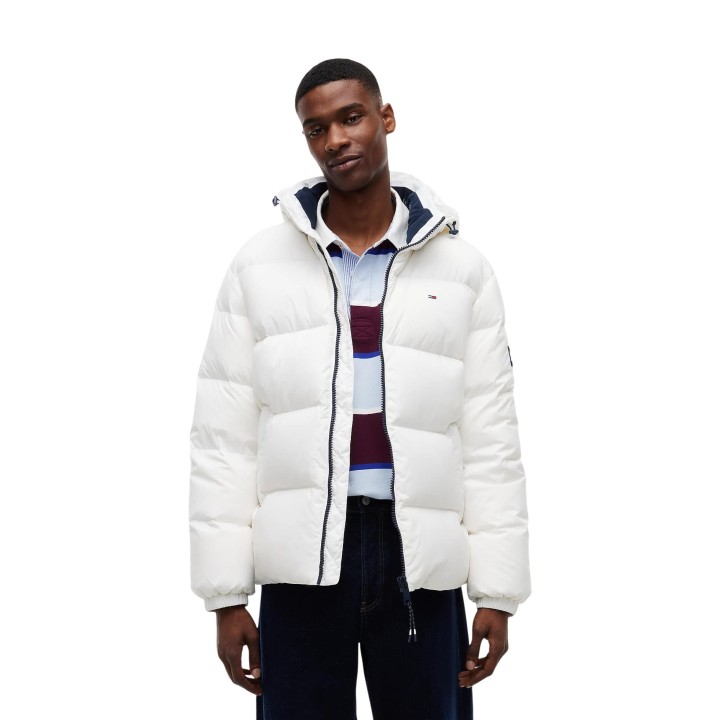 Chaqueta blanca Tommy Hilfiger Jeans para hombre vista frontal