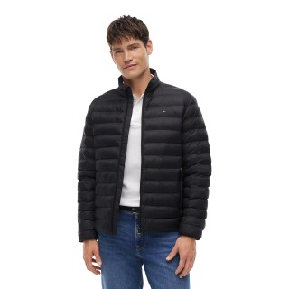 Chaqueta acolchada negra de hombre Tommy Hilfiger Jeans vista frontal
