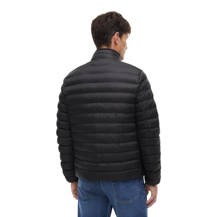 Chaqueta acolchada negra de hombre Tommy Hilfiger Jeans vista posterior
