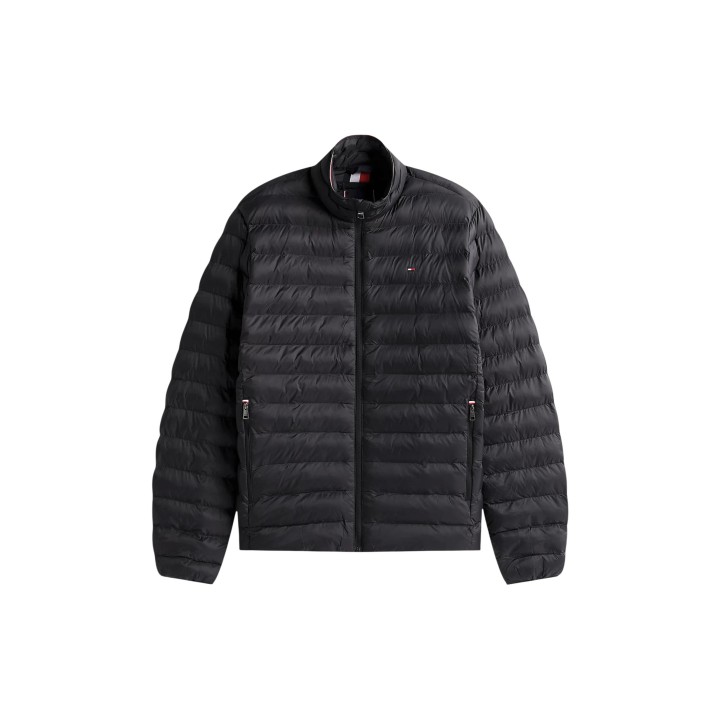 Chaqueta acolchada negra de hombre Tommy Hilfiger Jeans vista frontal