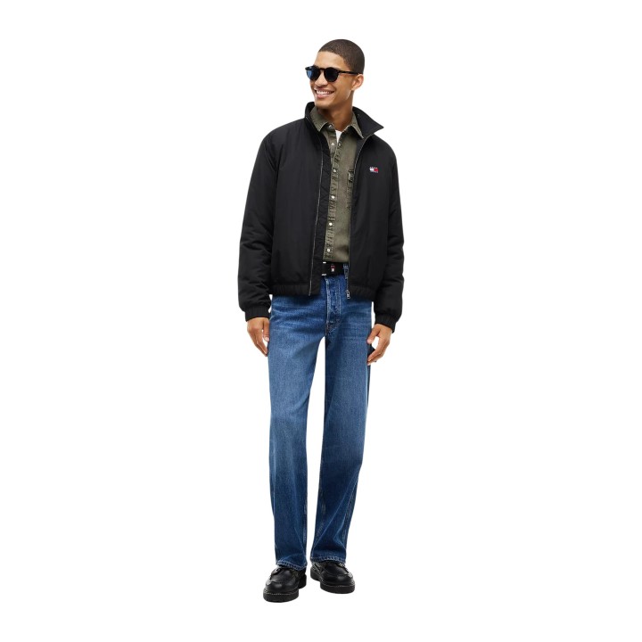 Tommy Hilfiger Jeans chaqueta acolchada negra de hombre vista frontal