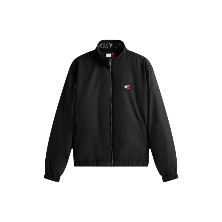 Tommy Hilfiger Jeans chaqueta acolchada negra de hombre vista frontal de la prenda